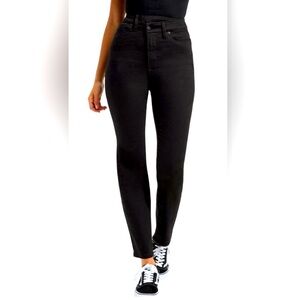 GOOD AMERICAN Good Classic Crossover Black Women's Jeans - Size 0/25